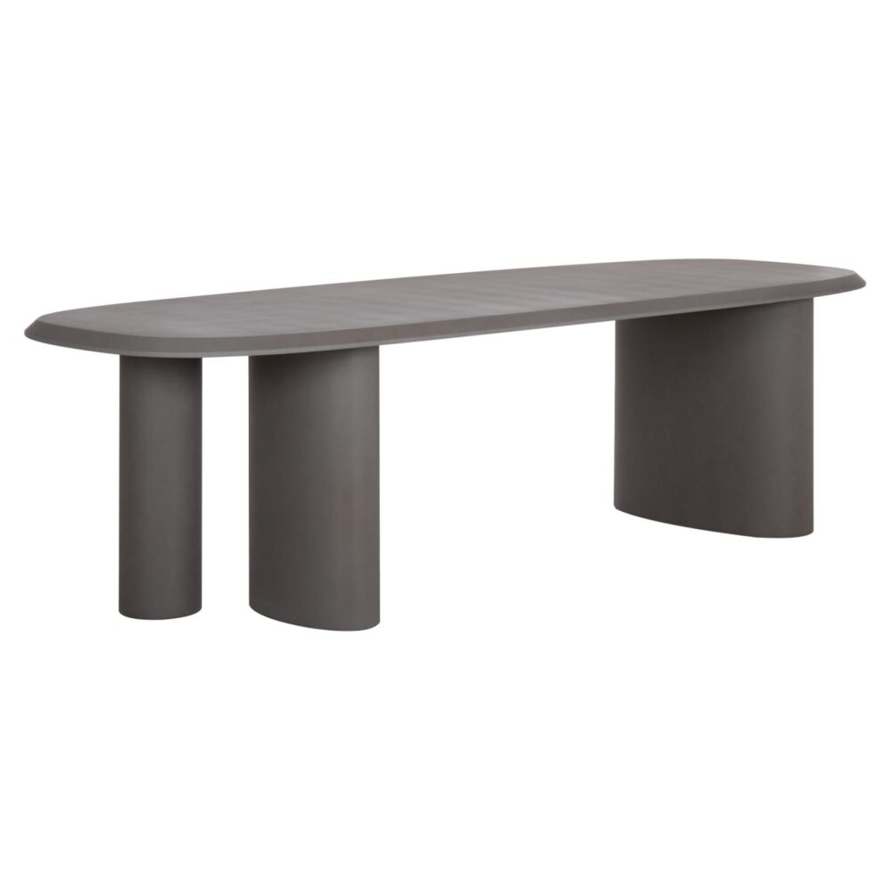 Τραπέζι Τραπεζαρίας GLEN C6598.01 Οβάλ Fiber Cement Γκρι 260x95x75Υεκ. Τραπέζι Τραπεζαρίας GLEN C6598.01 Οβάλ Fiber Cement Γκρι 260x95x75Υεκ.
