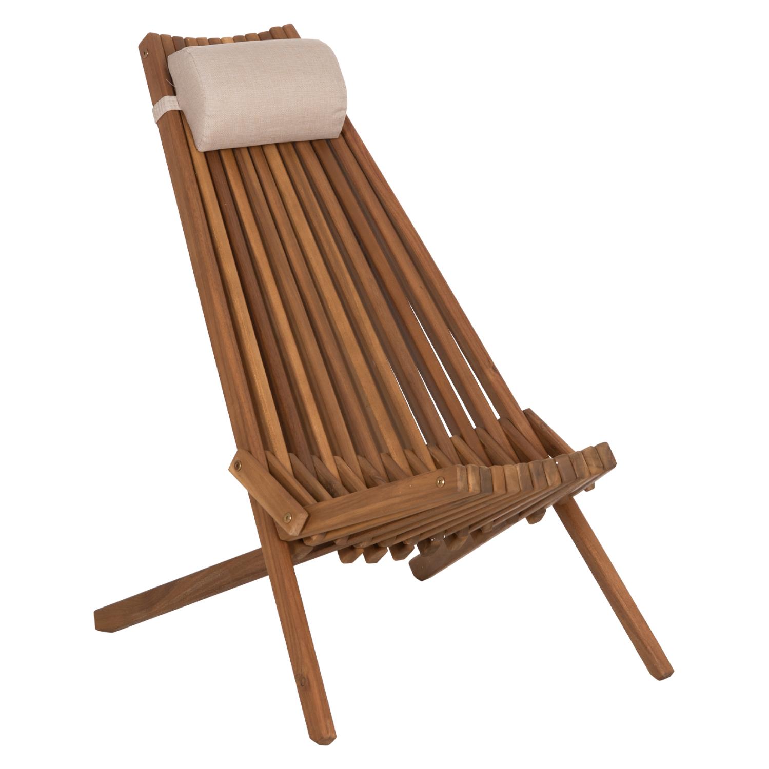 Πολυθρόνα Lounge Πτυσσόμενη SHIGAN C6530 με Μαξιλάρι - Ξύλο Ακακίας Φυσικό 88x59x82.5εκ. Πολυθρόνα Lounge Πτυσσόμενη SHIGAN C6530 με Μαξιλάρι - Ξύλο Ακακίας Φυσικό 88x59x82.5εκ.