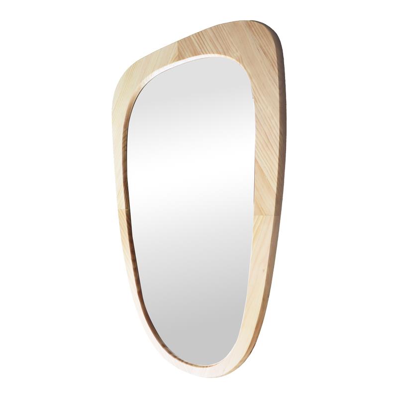 Καθρέπτης Phaedra MDF σε φυσική απόχρωση 74x2,5x120 εκ