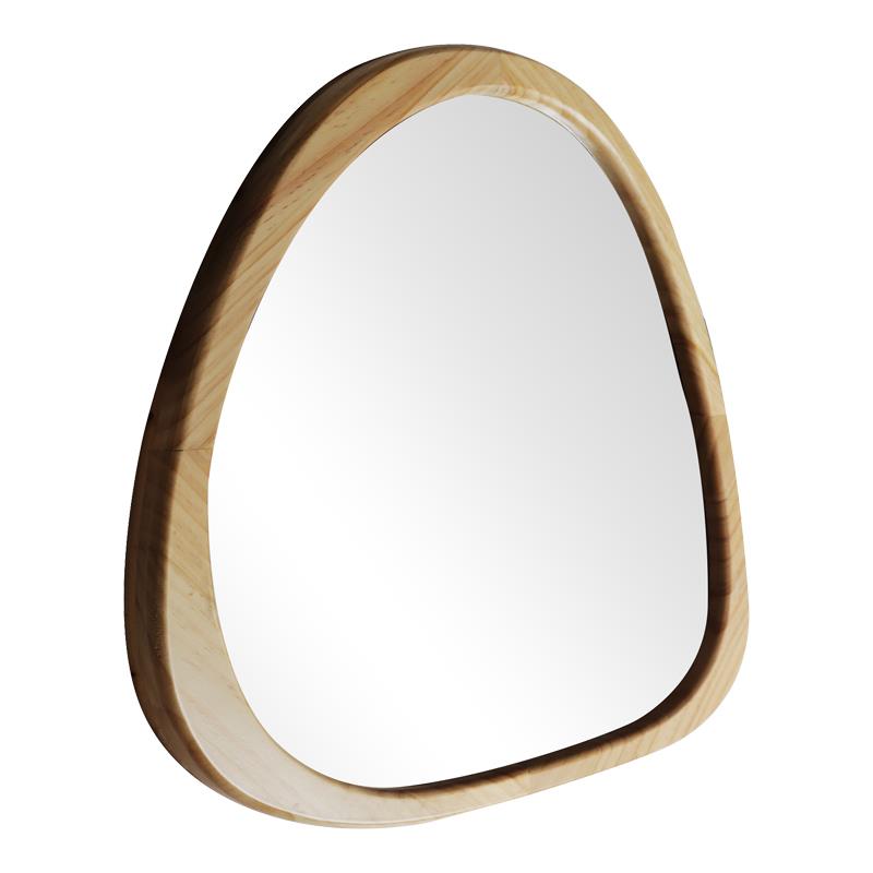 Καθρέπτης Ione MDF σε φυσική απόχρωση 55x2,5x60 εκ