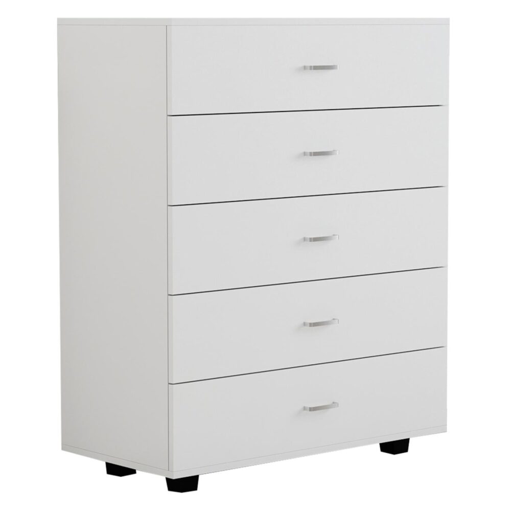 Συρταριέρα THORG C8995.03 με 5 Συρτάρια Λευκή 80x40x100Y εκ. Συρταριέρα THORG C8995.03 με 5 Συρτάρια Λευκή 80x40x100Y εκ.