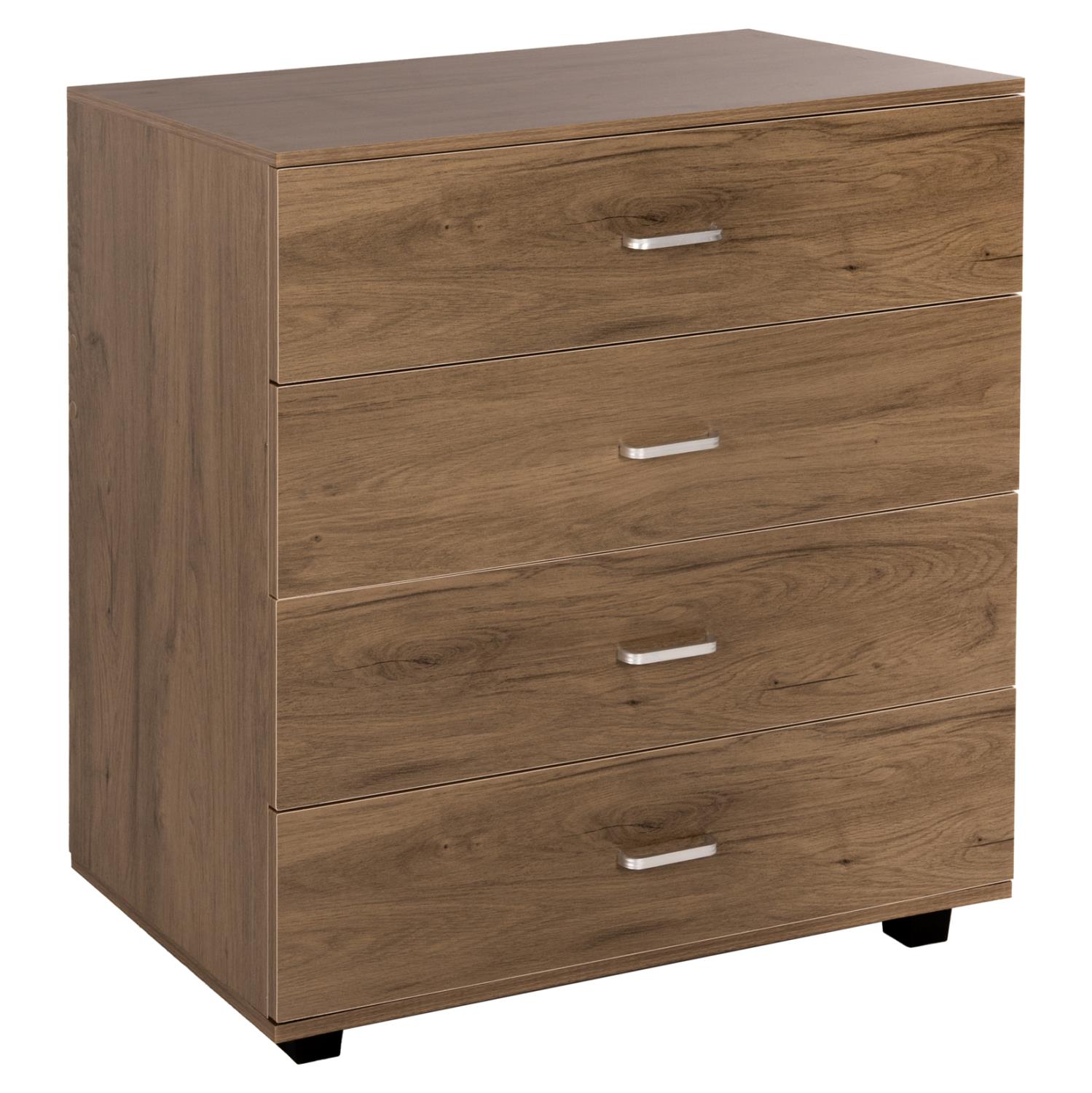 Συρταριέρα THORG C8996.05 με 4 Συρτάρια Dark Olive 80x40x83Y εκ.