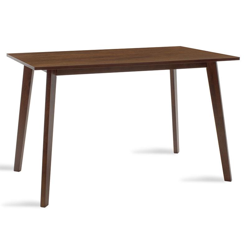 Τραπέζι Benson MDF με καπλαμά χρώμα καρυδί 120x75x75εκ Τραπέζι Benson MDF με καπλαμά χρώμα καρυδί 120x75x75εκ