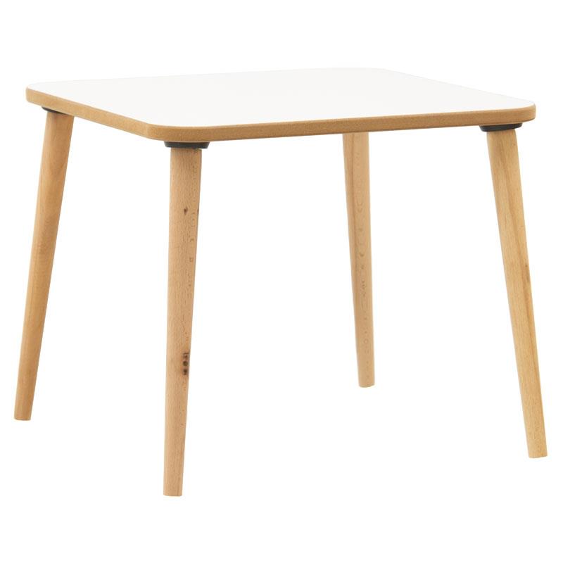 Παιδικό τραπεζάκι Jerry λευκό-φυσικό 50x50x43εκ Παιδικό τραπεζάκι Jerry λευκό-φυσικό 50x50x43εκ