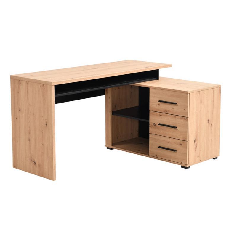 Γραφείο ARHIMED Artisan Oak - Μαύρο 138x102x75 εκ. Γραφείο ARHIMED Artisan Oak - Μαύρο 138x102x75 εκ.