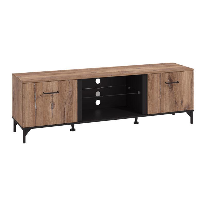 Έπιπλο TV Corsica 170 Flagstaff Oak - Μαύρο 170,5x42x53,5 εκ. Έπιπλο TV Corsica 170 Flagstaff Oak - Μαύρο 170,5x42x53,5 εκ.