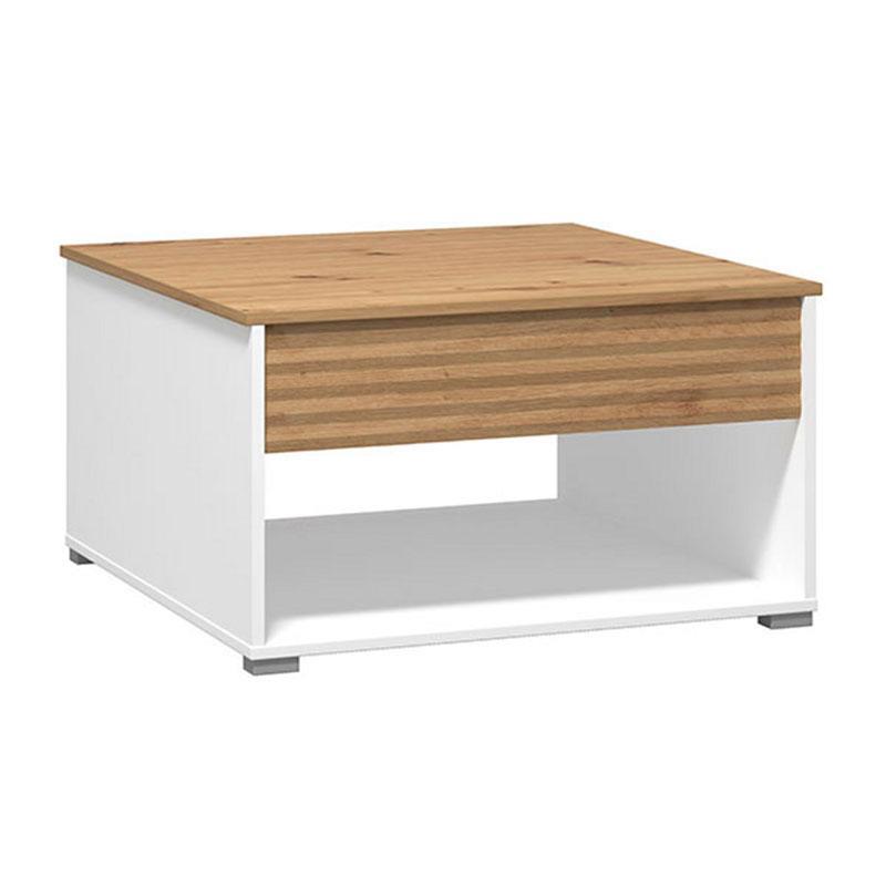 Τραπεζάκι Σαλονιού Taranto Λευκό - Artisan 80x80x45 εκ. Τραπεζάκι Σαλονιού Taranto Λευκό - Artisan 80x80x45 εκ.