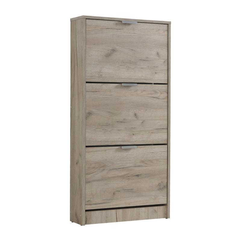 Παπουτσοθήκη Base 13 Γκρί Δρύς 58x18x119 εκ. Παπουτσοθήκη Base 13 Γκρί Δρύς 58x18x119 εκ.