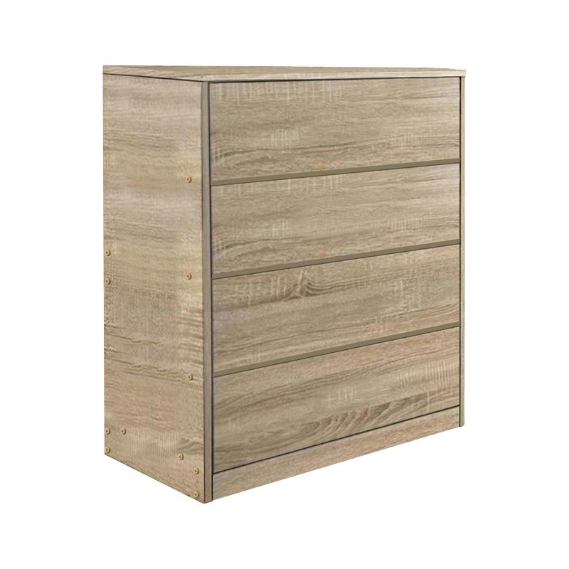 Συρταριέρα Kuanger mdf σε φυσική απόχρωση 80x40x80εκ