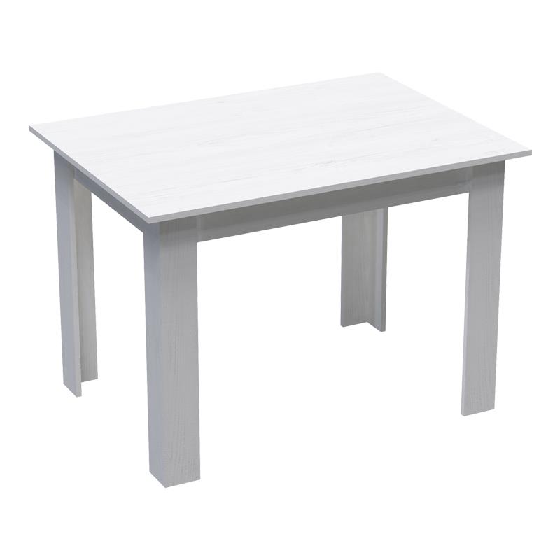 Τραπέζι Manka μελαμίνη σε λευκή απόχρωση 110x80x77εκ Τραπέζι Manka μελαμίνη σε λευκή απόχρωση 110x80x77εκ