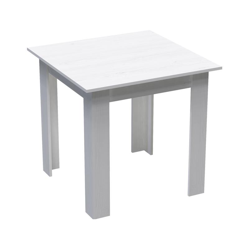 Τραπέζι Manka I μελαμίνη σε λευκή απόχρωση 80x80x77εκ Τραπέζι Manka I μελαμίνη σε λευκή απόχρωση 80x80x77εκ