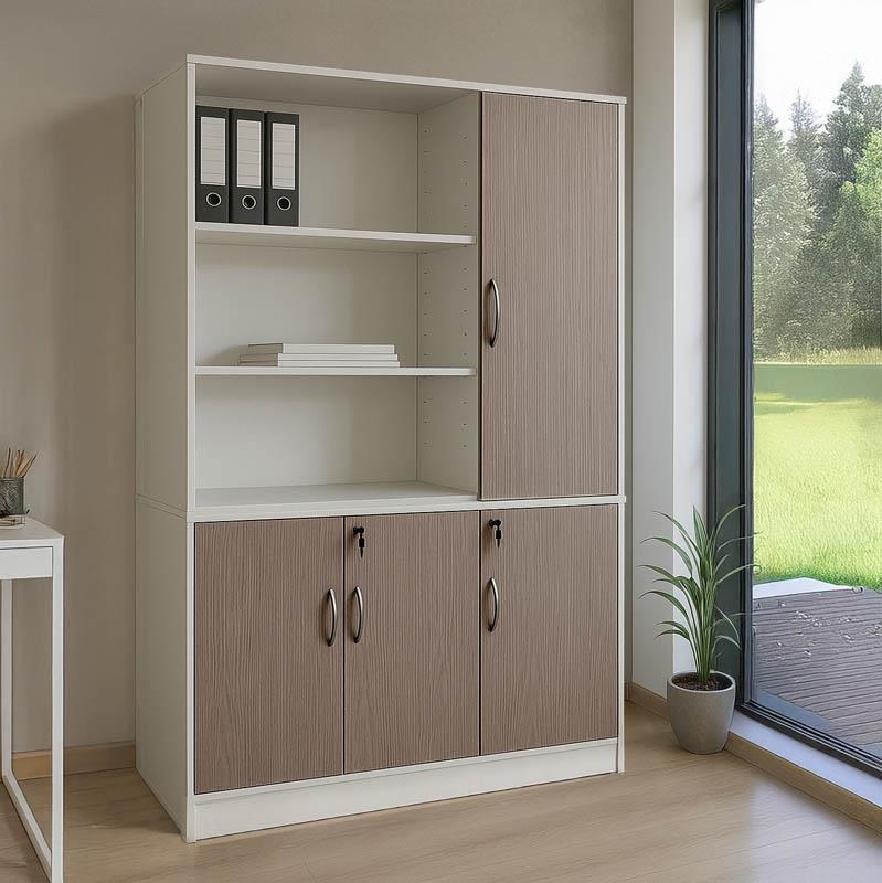 Βιβλιοθήκη γραφείου Armadi σε Sonoma - Λευκό 120x40x200εκ Βιβλιοθήκη γραφείου Armadi σε Sonoma - Λευκό 120x40x200εκ