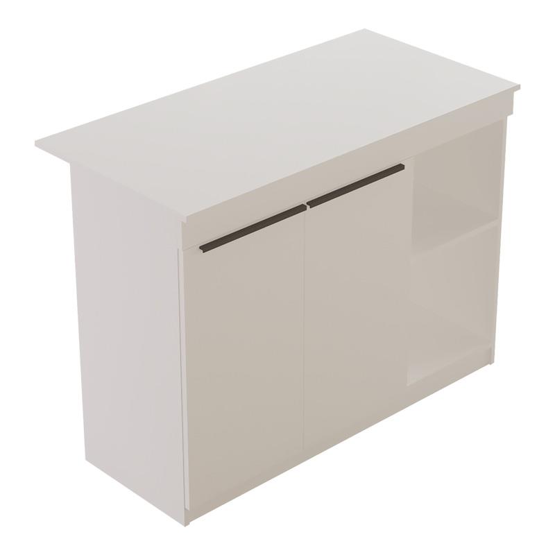 Τραπέζι - πάγκος κουζίνας Kogile λευκό 120x60x88,2 εκ. Τραπέζι - πάγκος κουζίνας Kogile λευκό 120x60x88,2 εκ.