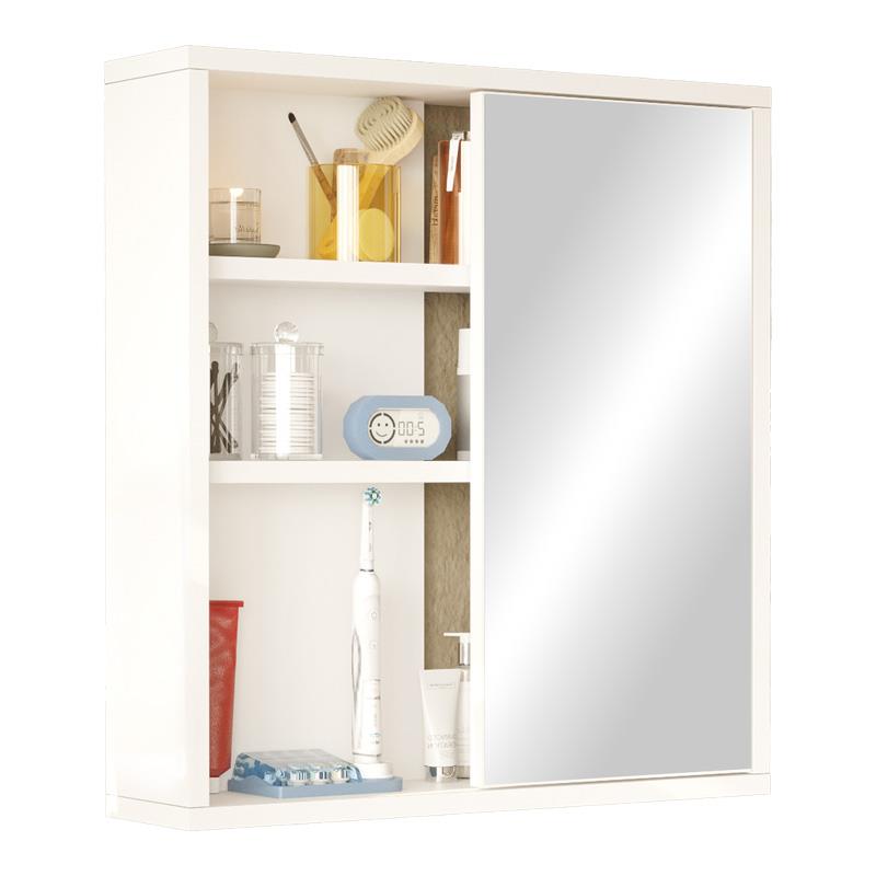 Ντουλάπι μπάνιου Bagno με καθρέπτη λευκό 60x14,5x63,6 εκ.