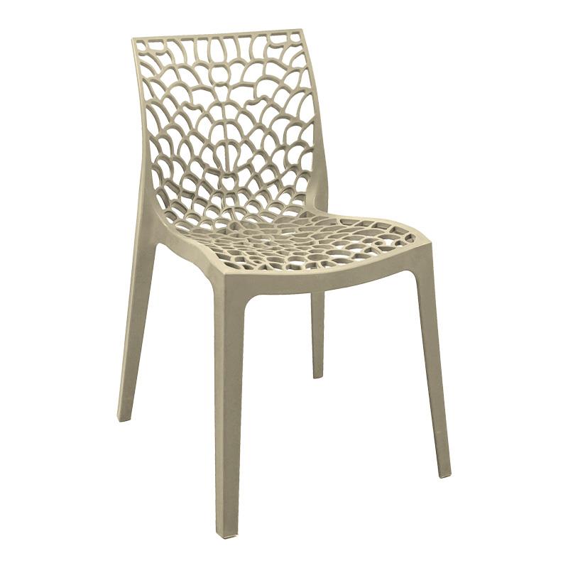 Καρέκλα Hush στοιβαζόμενη pp cappuccino 50x57x81 εκ. Καρέκλα Hush στοιβαζόμενη pp cappuccino 50x57x81 εκ.