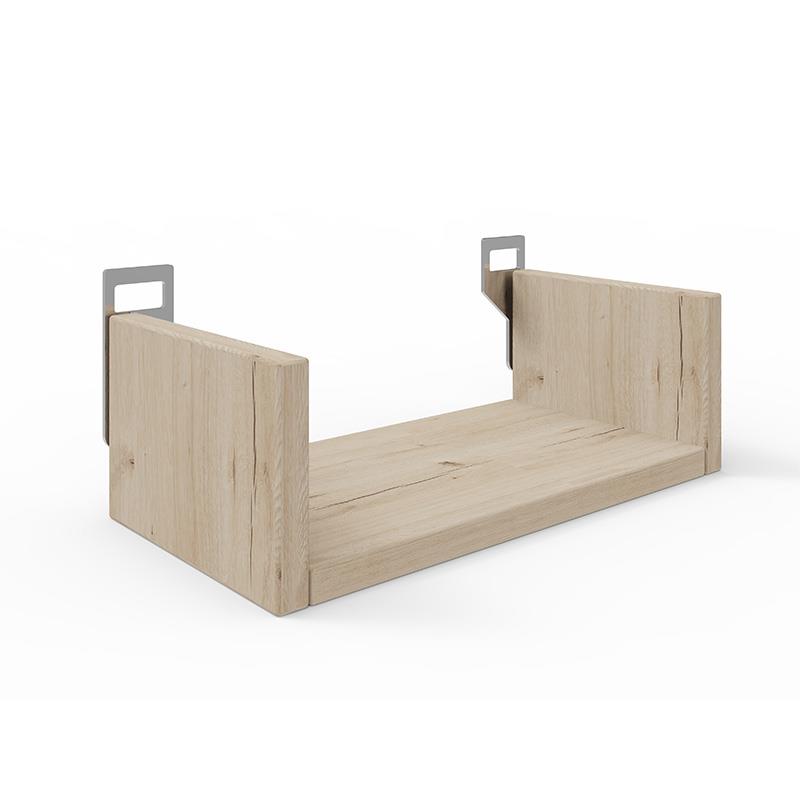 Ραφιέρα τοίχου Derva σε oak απόχρωση 30x15x10 εκ.
