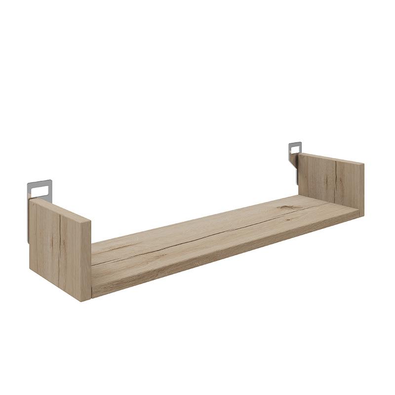 Ραφιέρα τοίχου Derva σε oak απόχρωση 60x15x10 εκ.
