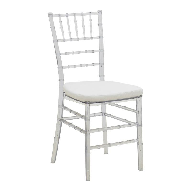 Καρέκλα Tiffany Διάφανο PVC με Μαξιλάρι 38x38.5x88εκ Καρέκλα Tiffany Διάφανο PVC με Μαξιλάρι 38x38.5x88εκ