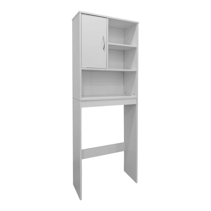 Έπιπλο πλυντηρίου Tazien σε λευκή απόχρωση 60x24x168.5εκ Έπιπλο πλυντηρίου Tazien σε λευκή απόχρωση 60x24x168.5εκ