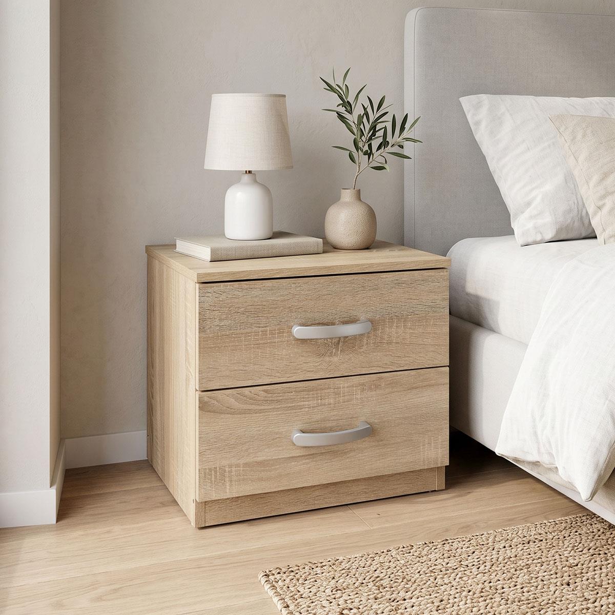 Κομοδίνο Athos σε sonoma απόχρωση 48x40x41.5εκ Κομοδίνο Athos σε sonoma απόχρωση 48x40x41.5εκ