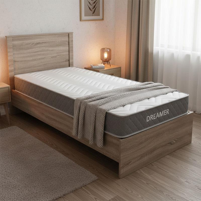 Σετ Κρεβάτι με στρώμα Athos - Dreamer σε Sonoma 90x190εκ Σετ Κρεβάτι με στρώμα Athos - Dreamer σε Sonoma 90x190εκ