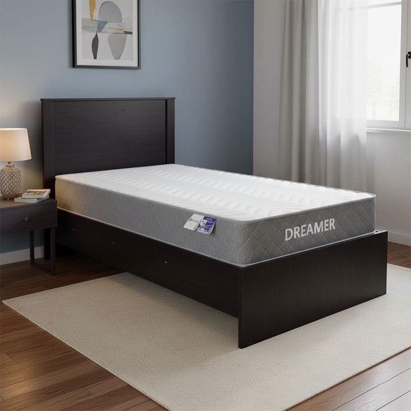 Σετ Κρεβάτι με στρώμα Athos-Dreamer wenge 90x190εκ Σετ Κρεβάτι με στρώμα Athos-Dreamer wenge 90x190εκ