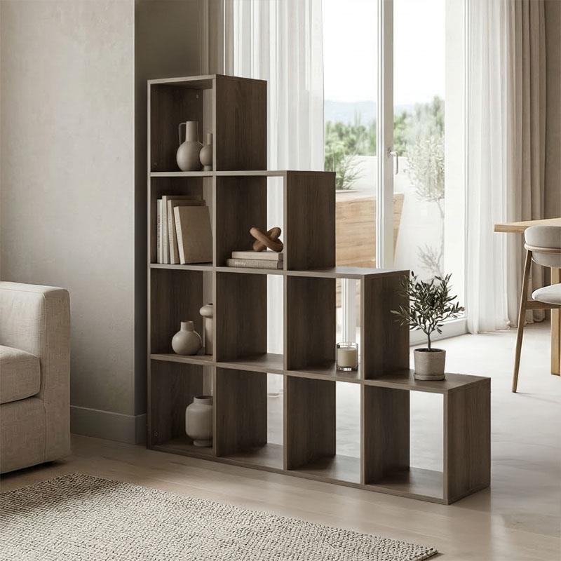 Βιβλιοθήκη Scala sonoma 129.5x29x129.5εκ Βιβλιοθήκη Scala sonoma 129.5x29x129.5εκ