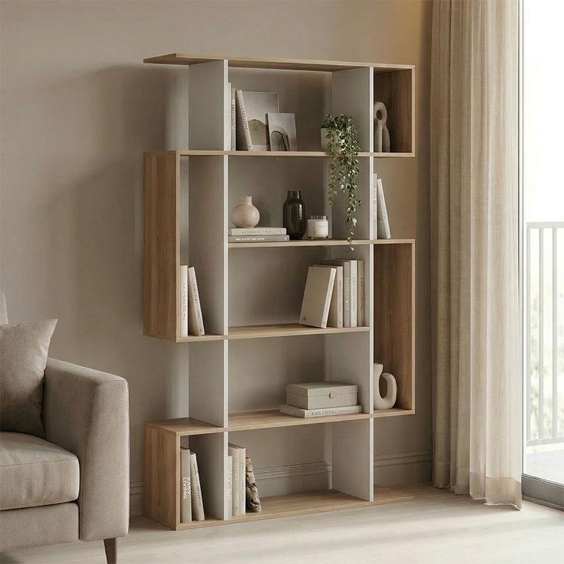 Βιβλιοθήκη Mito sonoma - λευκό 108.5x25x161εκ Βιβλιοθήκη Mito sonoma - λευκό 108.5x25x161εκ