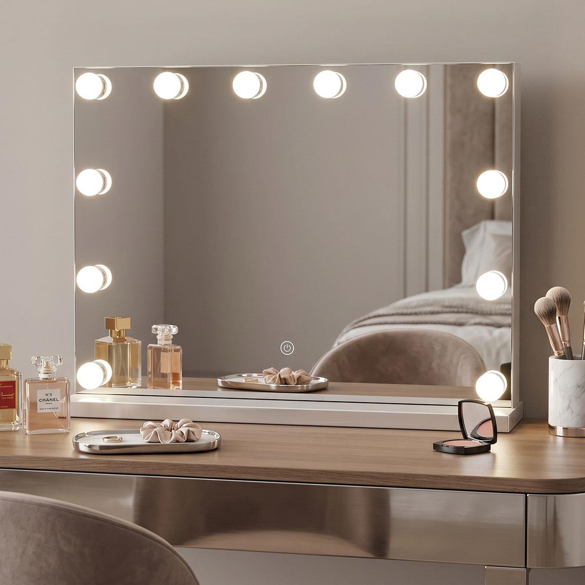 Καθρέπτης Belia led 60x12x80εκ