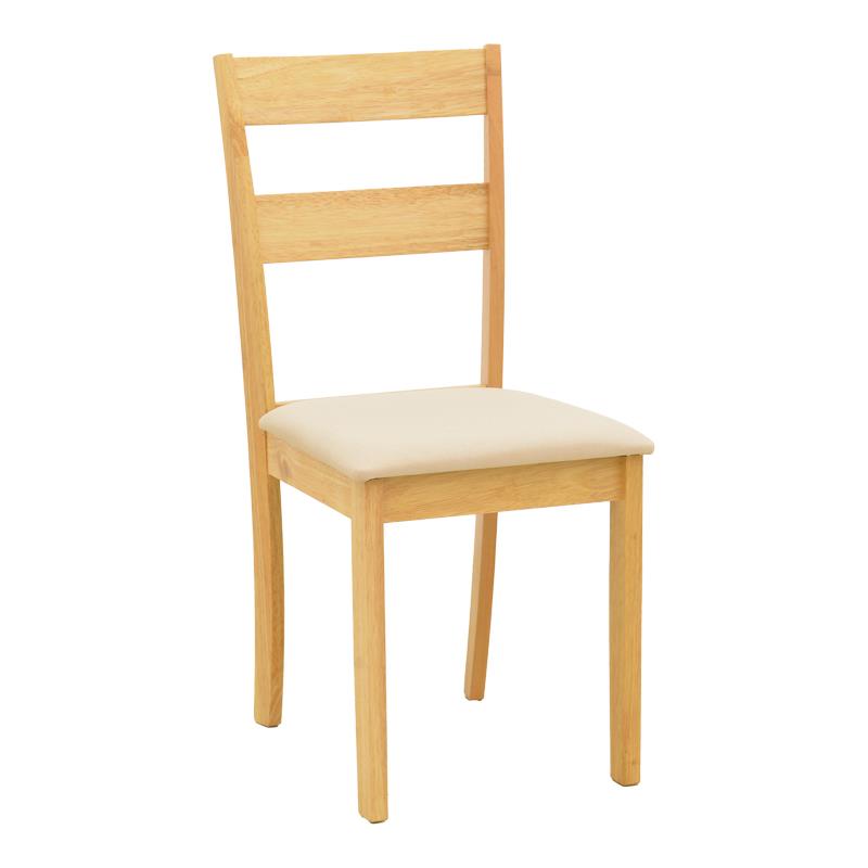 Καρέκλα Dallan rubberwood σε φυσική απόχρωση 40x47.5x89εκ Καρέκλα Dallan rubberwood σε φυσική απόχρωση 40x47.5x89εκ