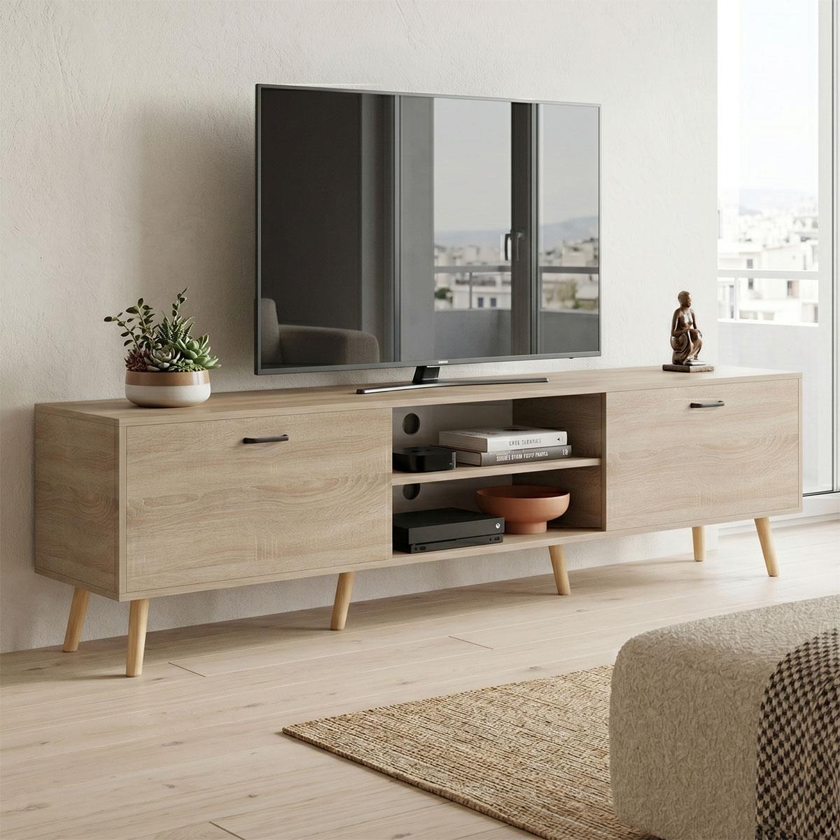 Έπιπλο τηλεόρασης Gorna sonoma 180x35x48.6εκ Έπιπλο τηλεόρασης Gorna sonoma 180x35x48.6εκ