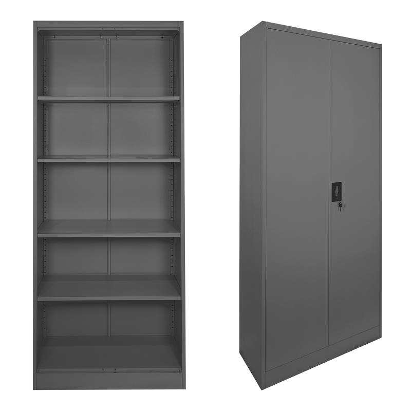 Μεταλλική ντουλάπα Ugren ανθρακί 90x40x180εκ