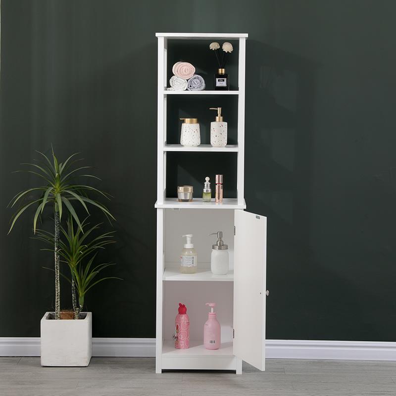 Ντουλάπι - στήλη Larben mdf λευκό 40x33x150εκ