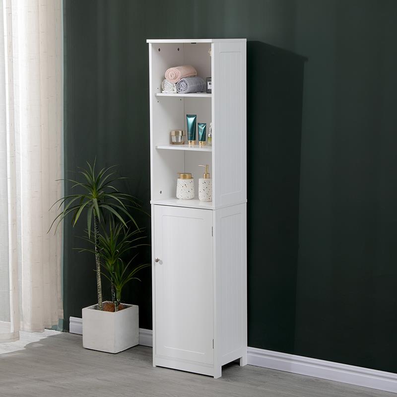 Ντουλάπι - στήλη Desilia mdf λευκό 37x30x160εκ