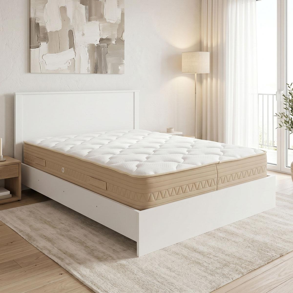 Κρεβάτι με στρώμα Athos Sleepy λευκό 160x200εκ Κρεβάτι με στρώμα Athos Sleepy λευκό 160x200εκ