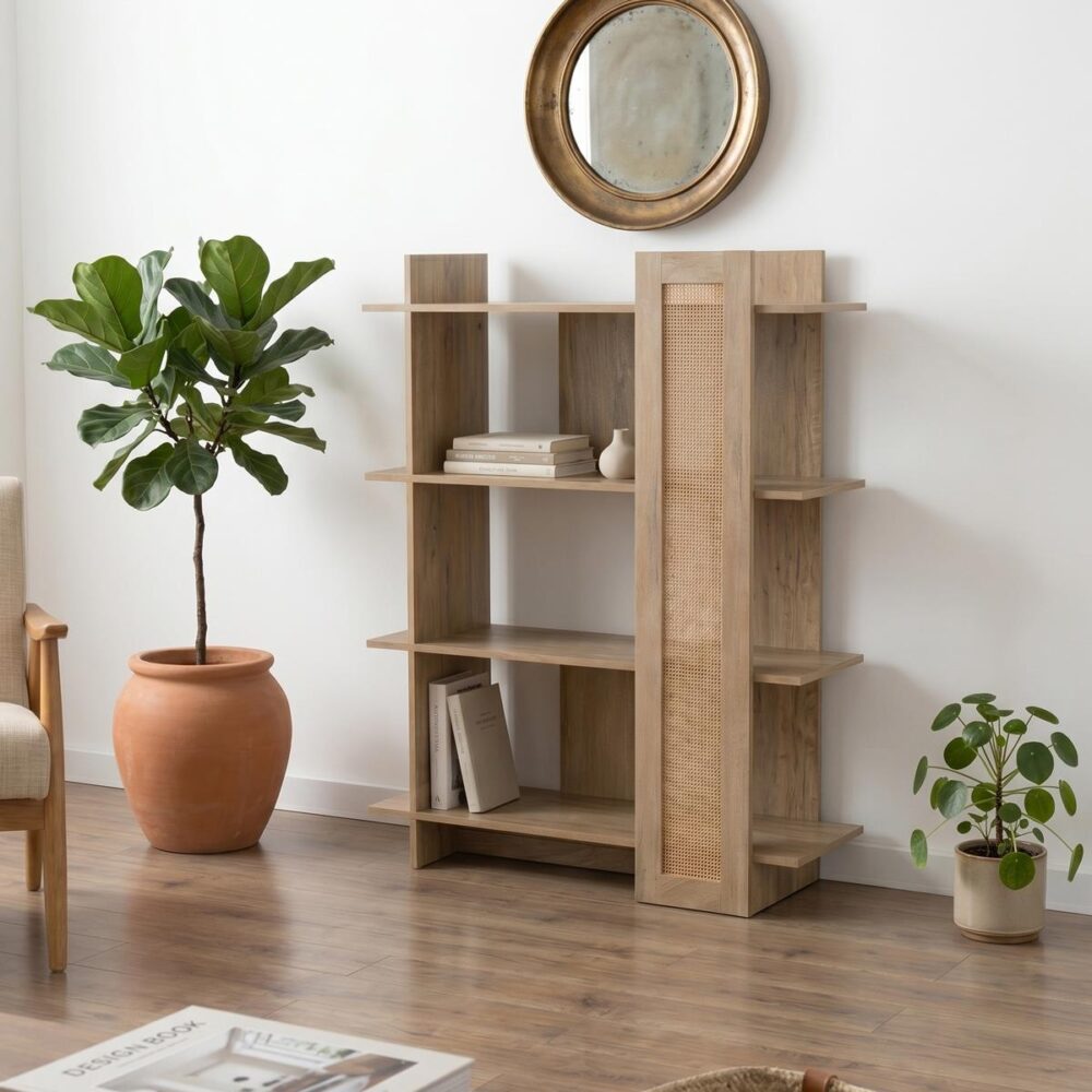 Βιβλιοθήκη Oslo σε sonoma 75x32x95εκ Βιβλιοθήκη Oslo σε sonoma 75x32x95εκ