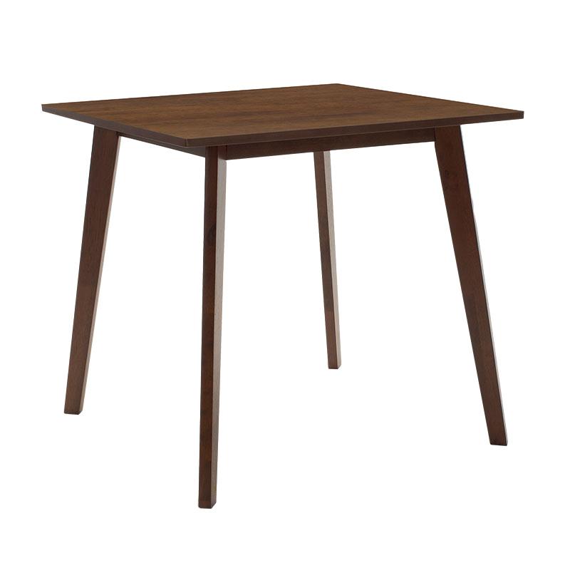 Τραπέζι Benson MDF με καπλαμά χρώμα καρυδί 80x80x75εκ Τραπέζι Benson MDF με καπλαμά χρώμα καρυδί 80x80x75εκ