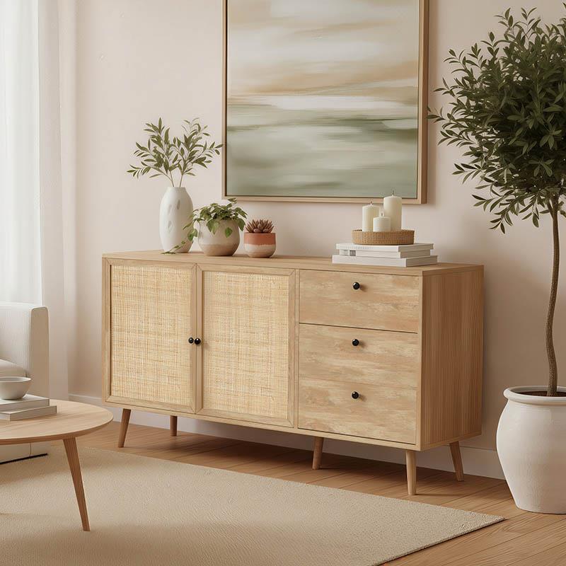 Μπουφές Oslo sonoma 150x39x79εκ Μπουφές Oslo sonoma 150x39x79εκ