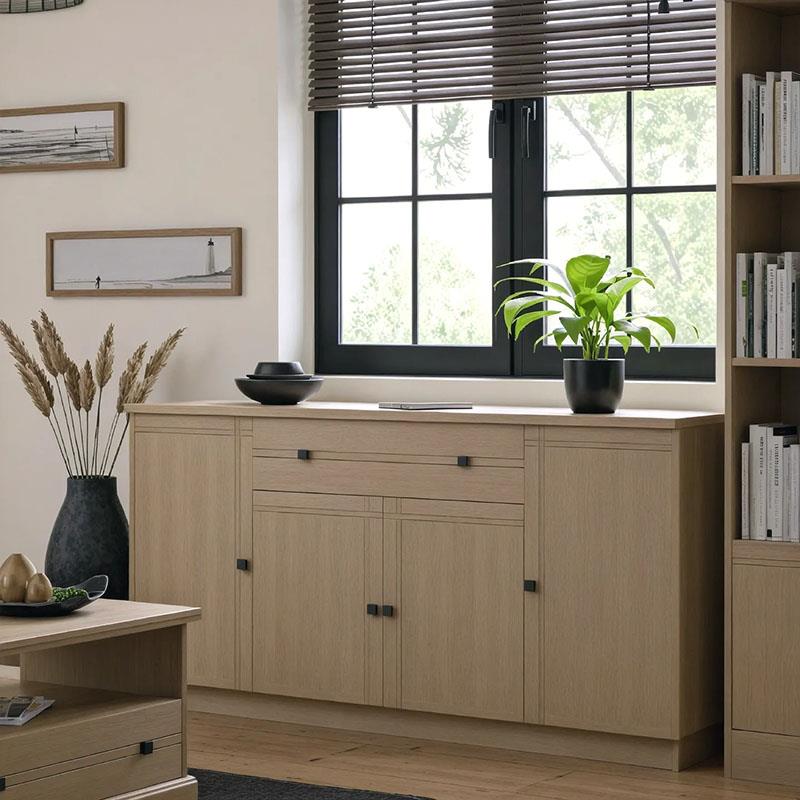 Μπουφές Libby φυσικό 160x39.5x83εκ