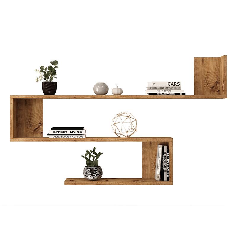 Ραφιέρα τοίχου Belinda sonoma 120x14.5x71.4εκ Ραφιέρα τοίχου Belinda sonoma 120x14.5x71.4εκ