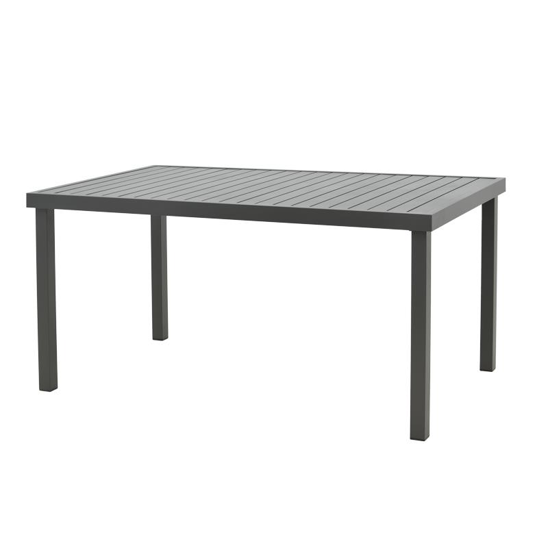 Τραπέζι Kliton αλουμινίου ανθρακί 150x80x74εκ Τραπέζι Kliton αλουμινίου ανθρακί 150x80x74εκ