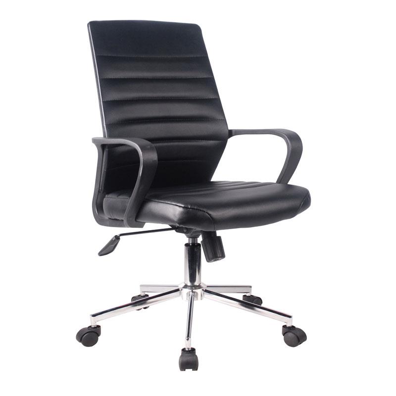 Καρέκλα Γραφείου 5568L Fylliana Μαύρη Δερματίνη 57x60x92.5/100 εκ. Καρέκλα Γραφείου 5568L Fylliana Μαύρη Δερματίνη 57x60x92.5/100 εκ.