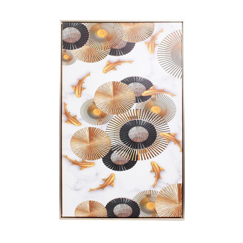 Κάδρο FL685 Fylliana Gold Fish 50x80εκ.