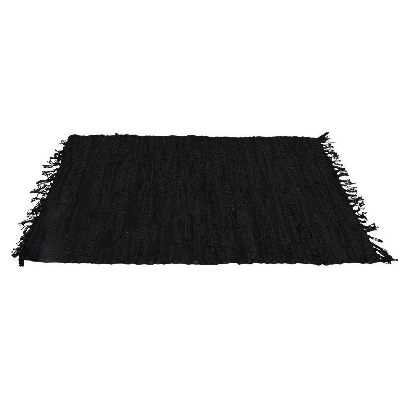Χαλί FL103 Fylliana σε Μαύρο χρώμα 70x140εκ.