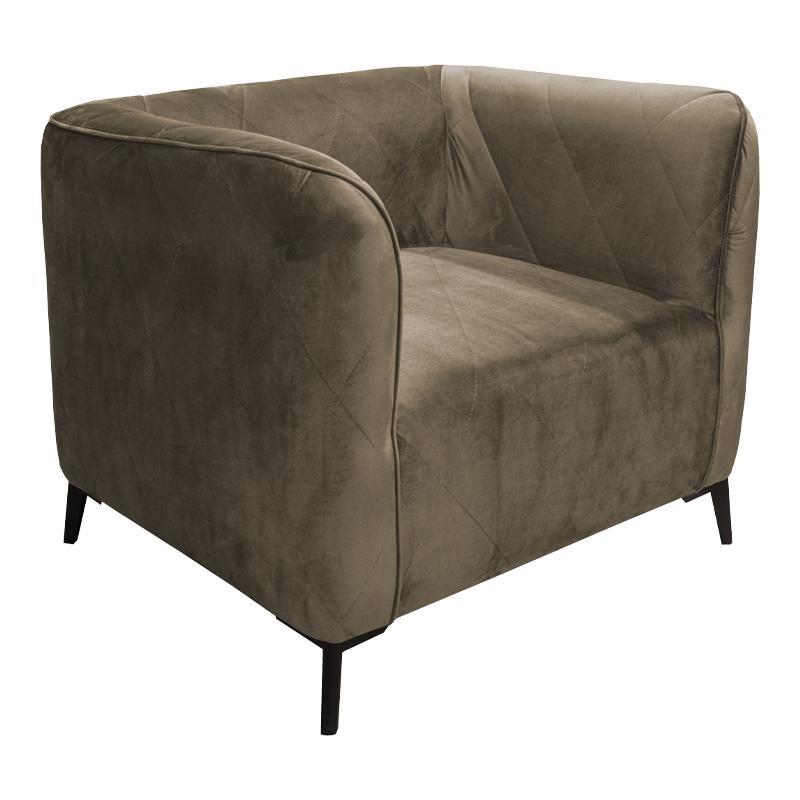 Πολυθρόνα Cube Fylliana Taupe 80x72x70 εκ. Πολυθρόνα Cube Fylliana Taupe 80x72x70 εκ.