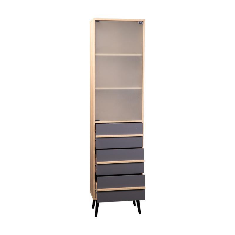 Ραφιέρα Industry Fylliana Sonoma - Γκρί 50x29.5x190 εκ. Ραφιέρα Industry Fylliana Sonoma - Γκρί 50x29.5x190 εκ.