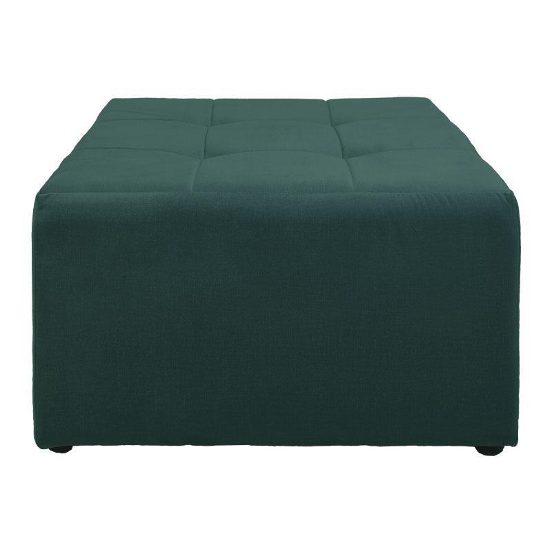 Ταμπουρέ New Ottoman Fylliana Πετρόλ 70x70x40 εκ.