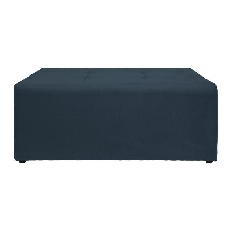 Ταμπουρέ New Ottoman Fylliana Μπλέ 100x50x40 εκ.