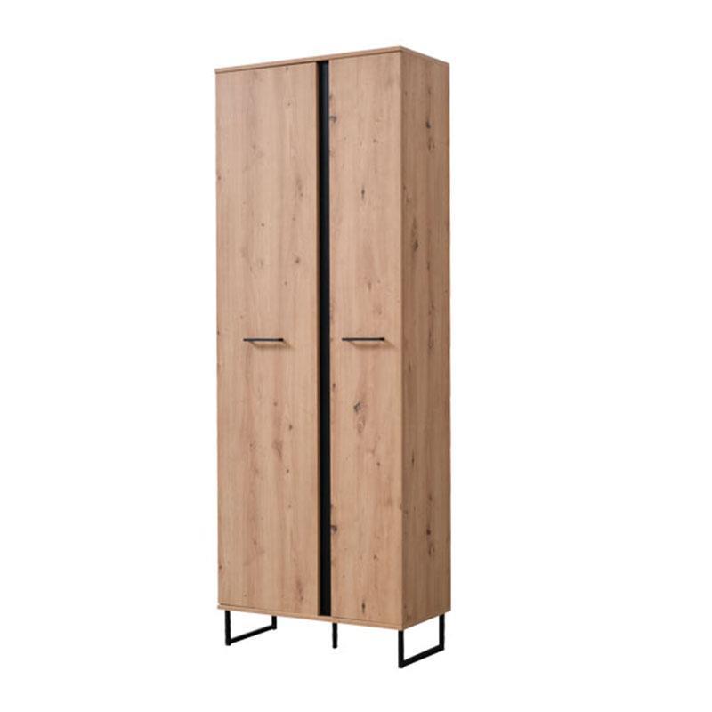 Έπιπλο Χολ Sardinia P2 Artisan Oak - Μαύρο 70,5x35x194 εκ.