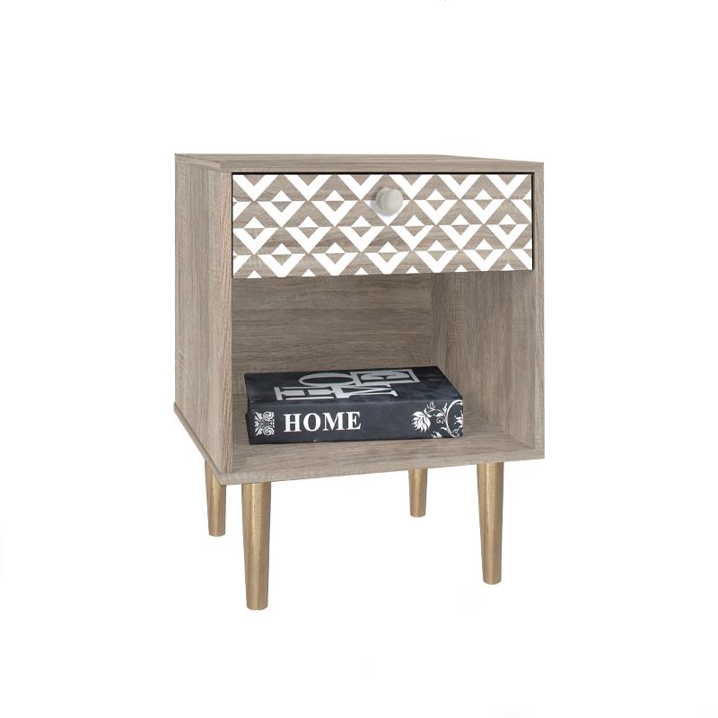 Κομοδίνο "Home" Fylliana Sonoma 40x39.5x55 εκ. Κομοδίνο "Home" Fylliana Sonoma 40x39.5x55 εκ.